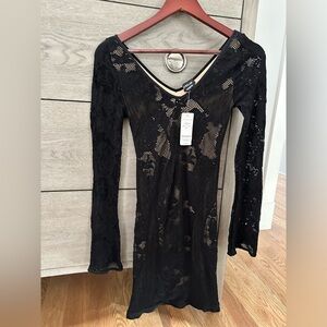 Bebe Lace Black Dress